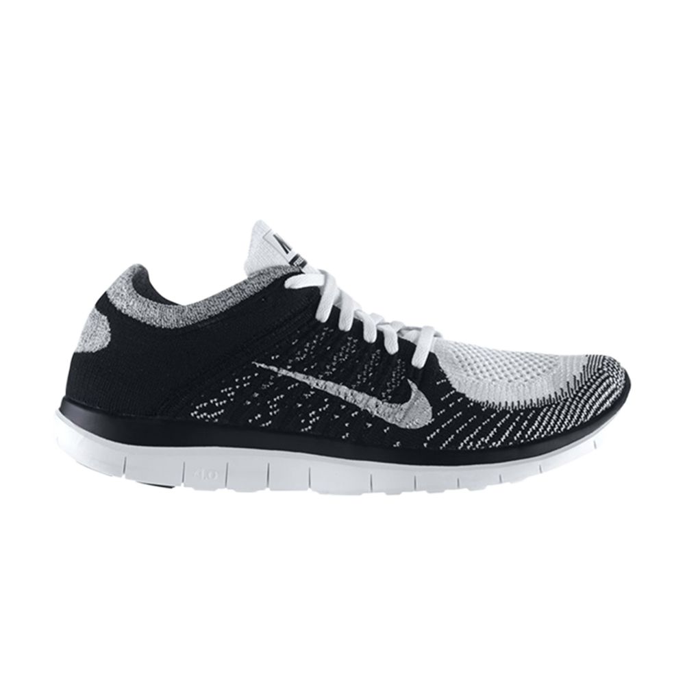 Nike Free 4.0 Flyknit 'White Black' | Men's Size 8