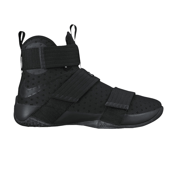 Buy LeBron Soldier 10 Black Space 844374 001 GOAT