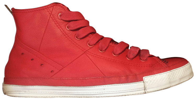 Converse Chuck Taylor All Star Motor Jacket Leather Hi Varsity Red