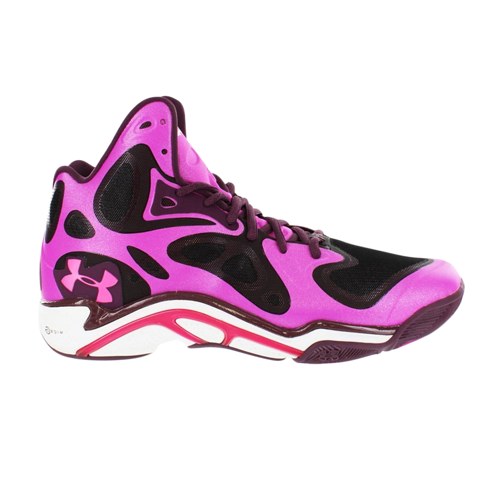 Pre-owned Under Armour Micro G Anatomix Spawn In Pink