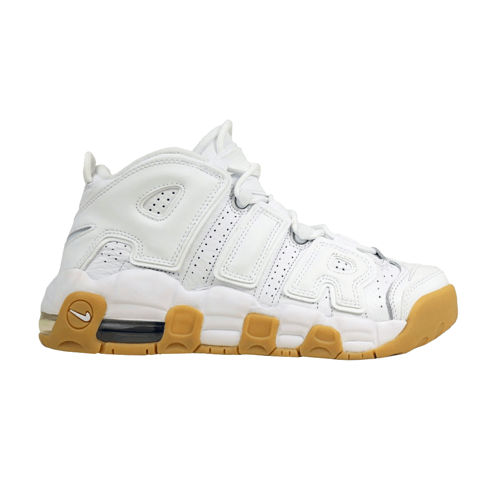 nike air uptempo white and yellow