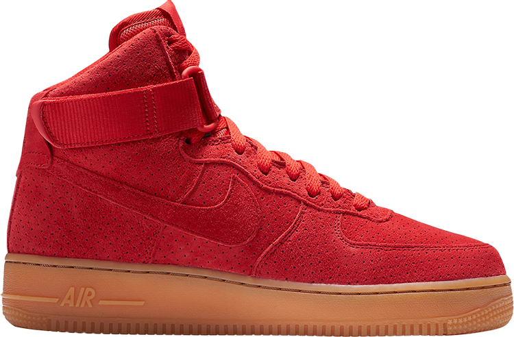 Buy Wmns Air Force 1 Hi Suede 'University Red' 749266 - Red |
