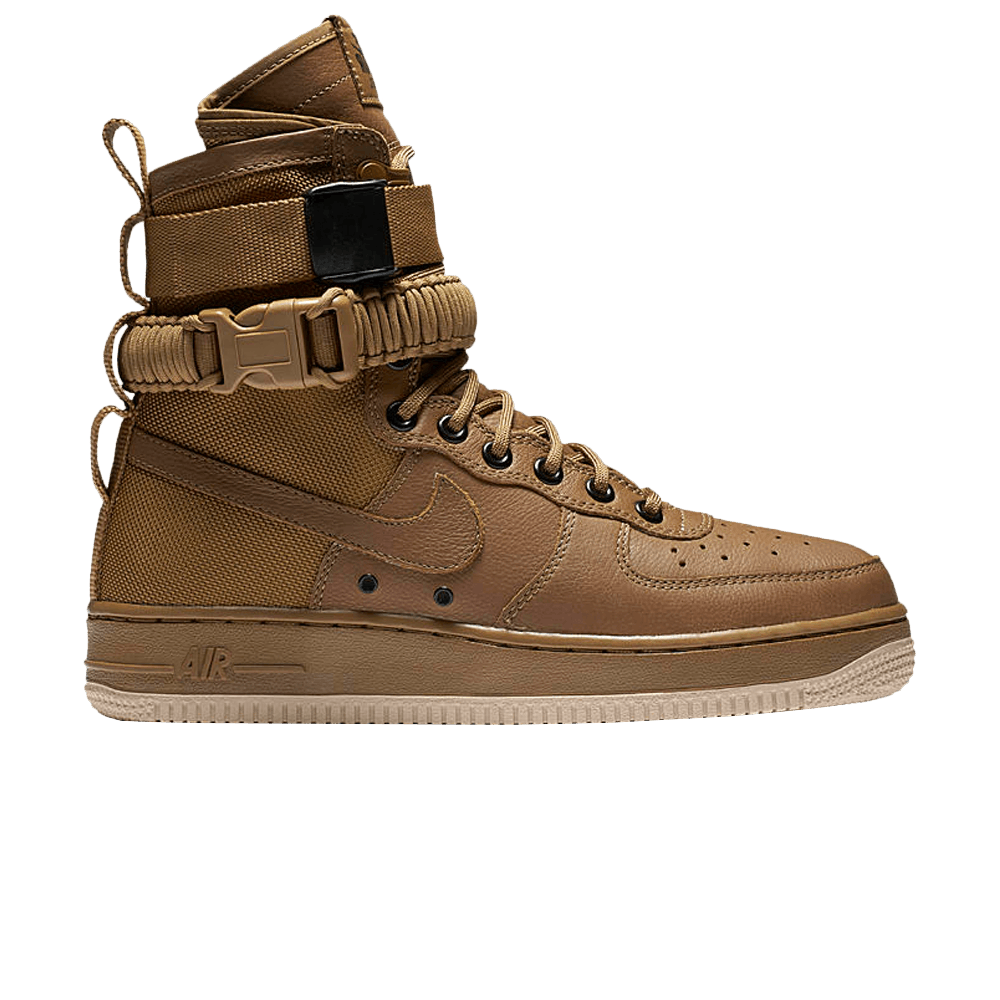 Wmns SF Air Force 1 High 'Golden Beige' | GOAT