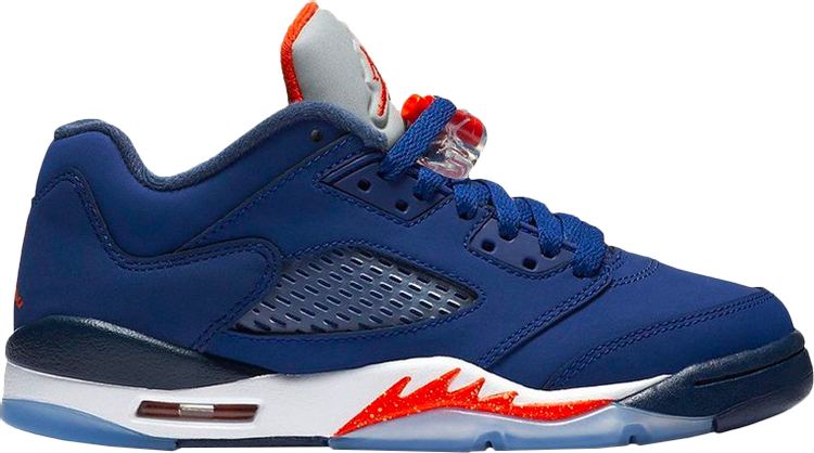 Buy Air Jordan 5 Retro Low GS 'Knicks' - 314338 417 - Blue | GOAT