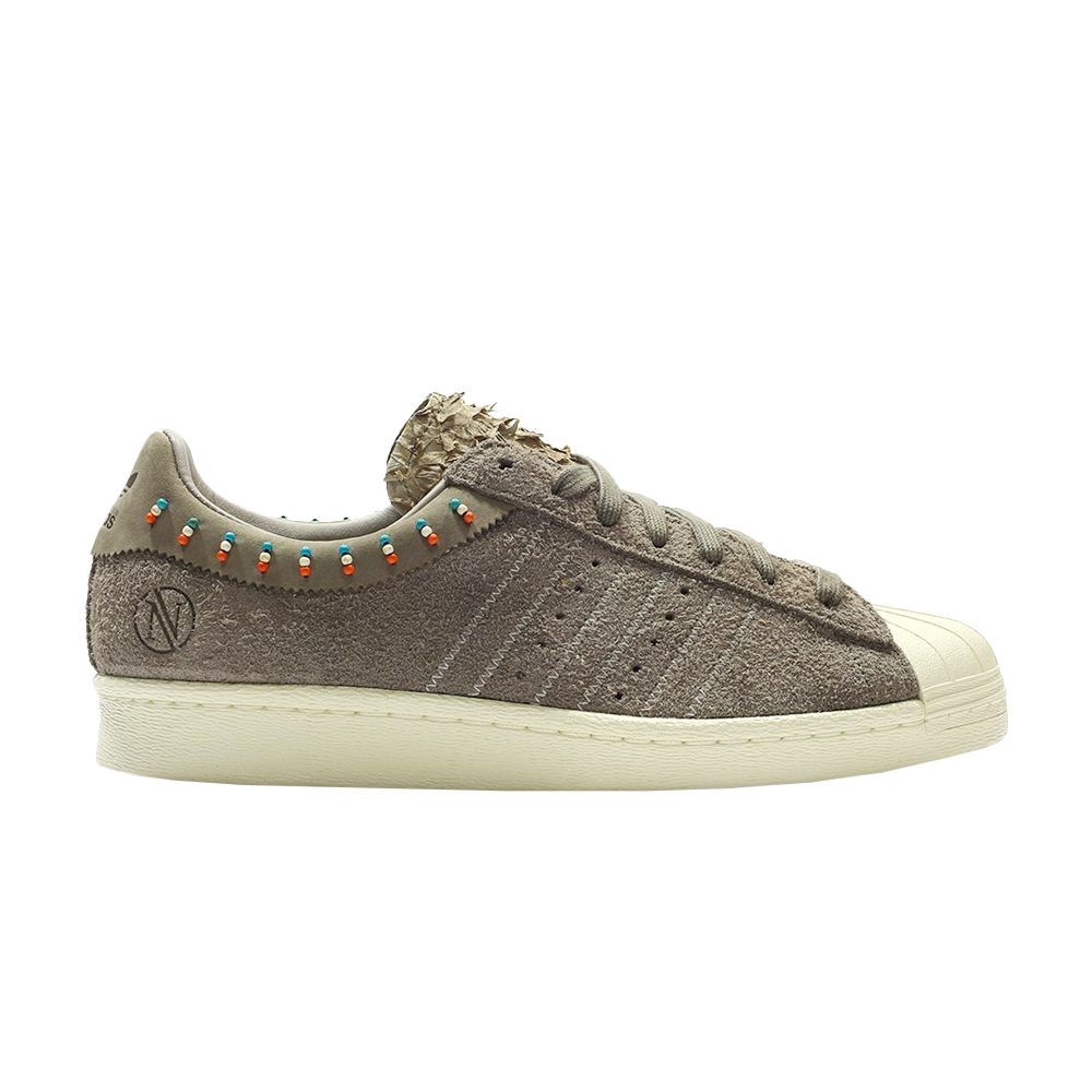 Pre-owned Adidas Originals Invincible X Superstar 90v In Brown