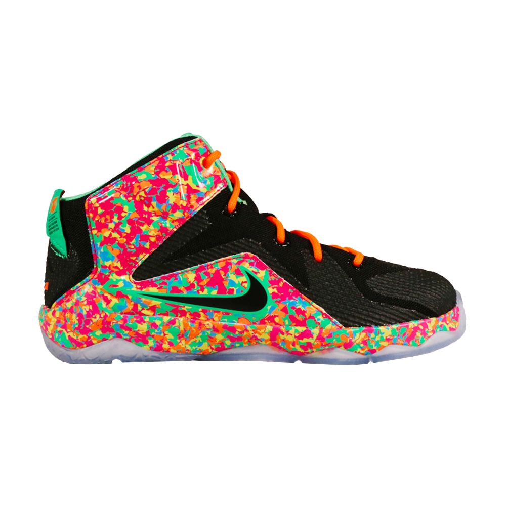 Nike LeBron 12 GS 'Cereal' | Black | Kid's Size 5