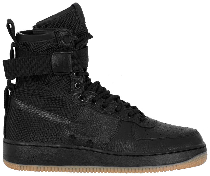 sf air force 1 high black gum