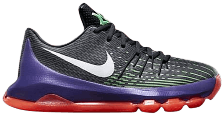 Nike kd 8 purple and green sale