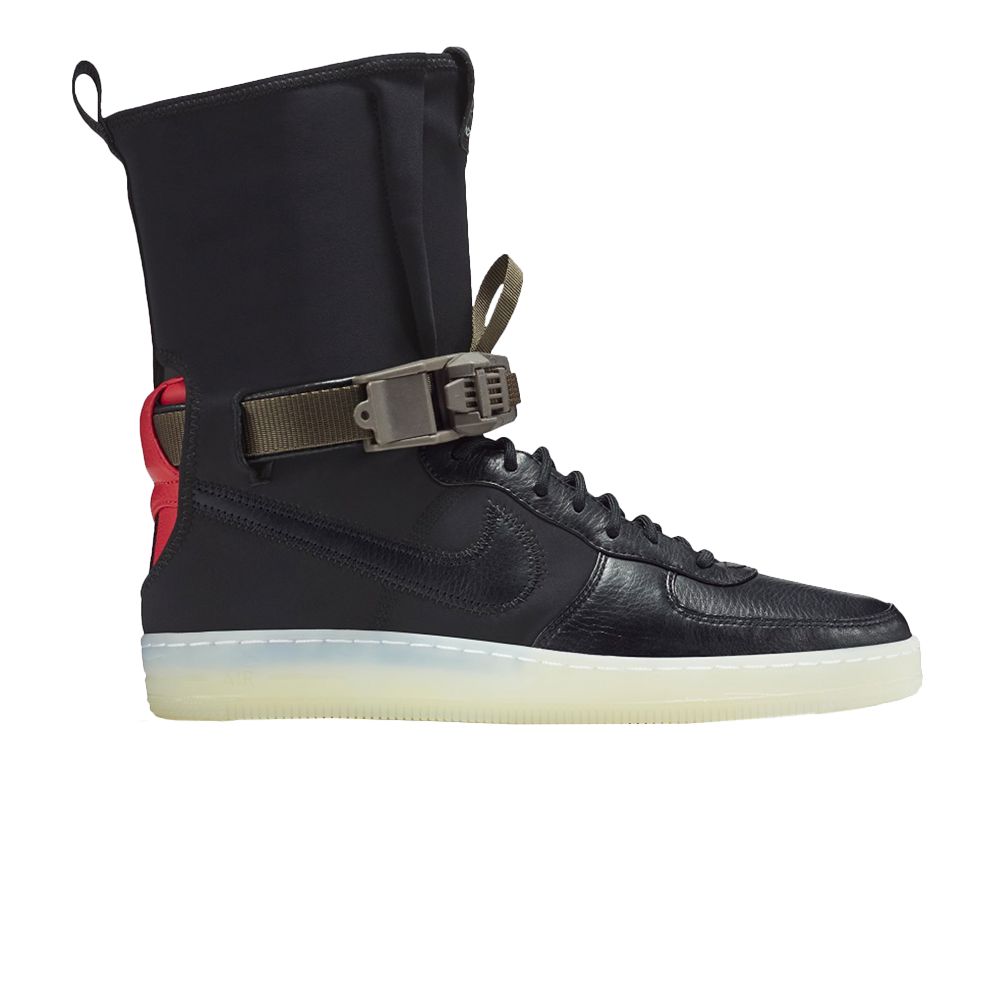 Nike Acronym x NikeLab Air Force Downtown 1 Hi SP 'Black Crimson' | Men's Size 8