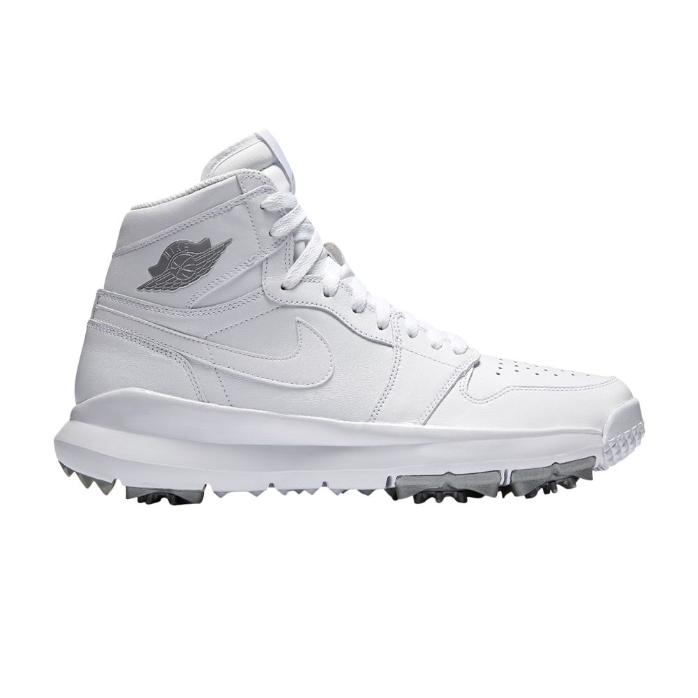 Air Jordan 1 Golf 'White Metallic' | Men's Size 9.5