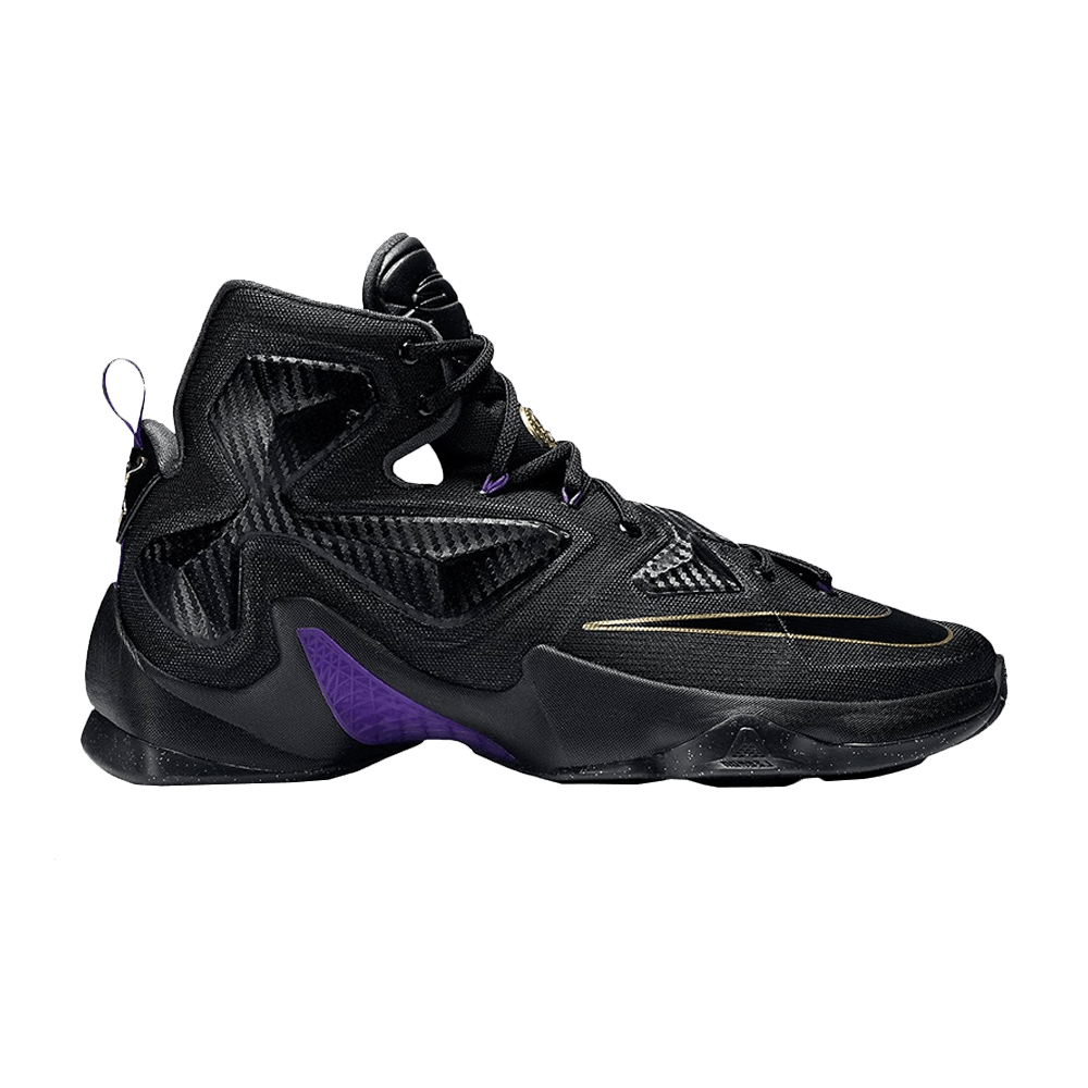 Lebron 13 black and purple clearance