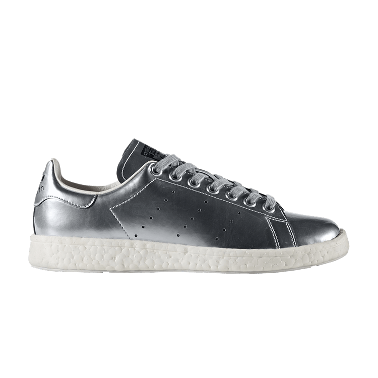 Stan smith boost silver hot sale