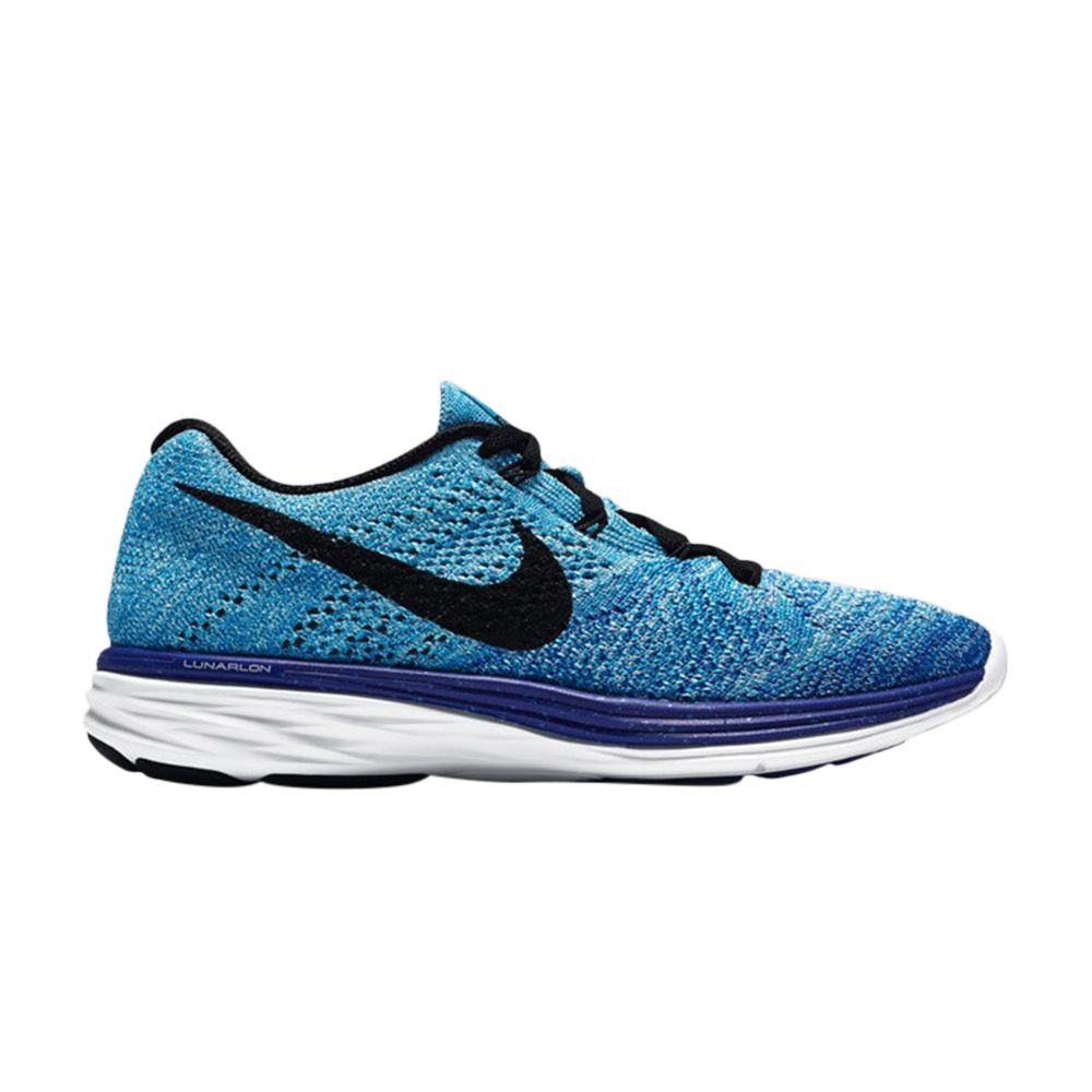 Nike Wmns Flyknit Lunar3 | Blue | Women's Size 7.5 - 698182-403