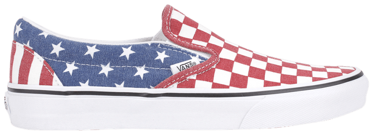 Vans Classic Slip On Van Doren   Stars  Stripes