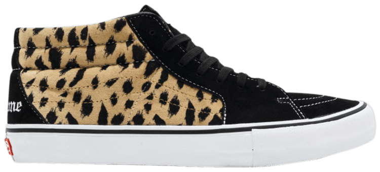Supreme x Vans Sk8 Mid Pro Cheetah Velvet
