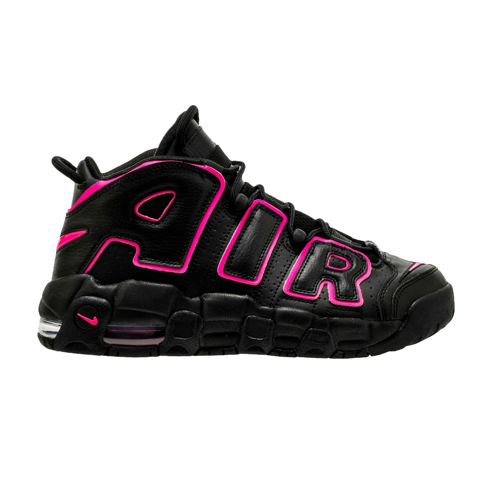 Nike Air More Uptempo GS 'Pink Blast' | Black | Kid's Size 5