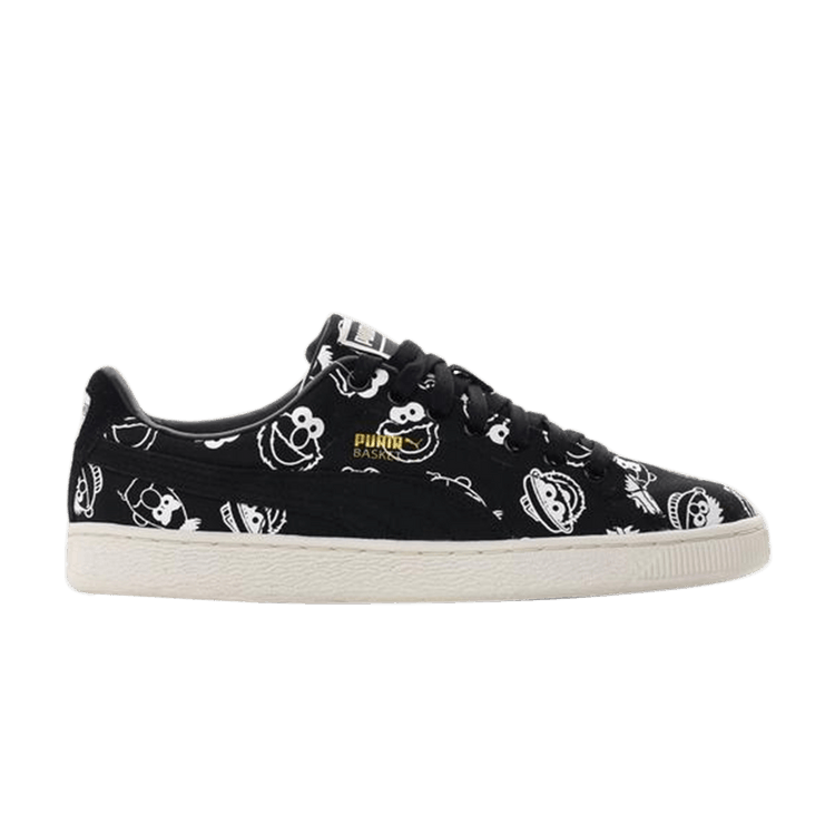 Size 10.5 Sesame Street x Basket Black