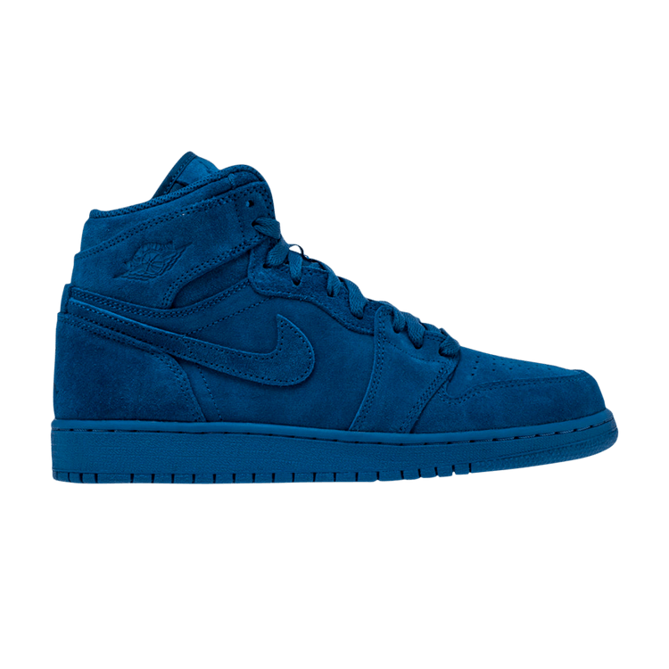 Air jordan 1 retro high blue suede clearance