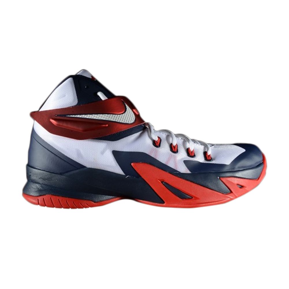 Nike Zoom LeBron Soldier 8 'USA' | White | Men's Size 9