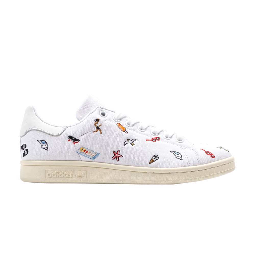 Pre-owned Adidas Originals Wmns Stan Smith 'summer' In White