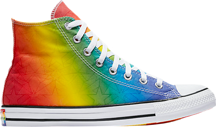 CONVERSE Chuck Taylor All Star Low Top Pride Custom Rainbow Colors 7.5 / 5.5