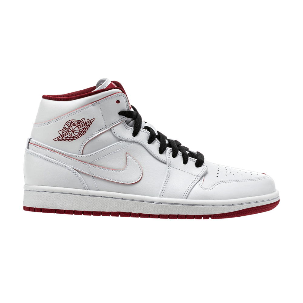 nike air jordan 1 white and red