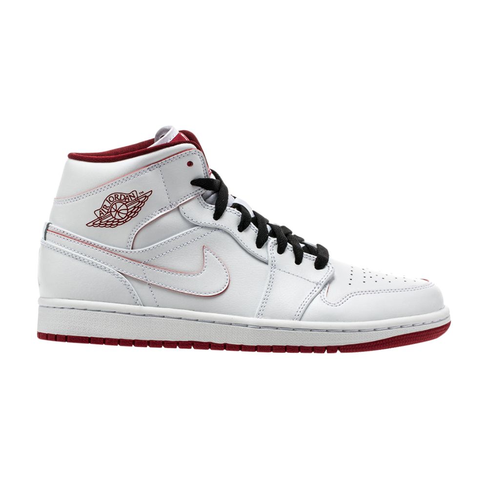 Air Jordan 1 Retro Mid 'White Gym Red' | Men's Size 10.5
