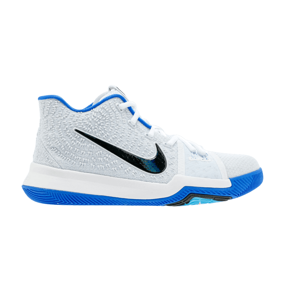 Kyrie 3 white and blue deals