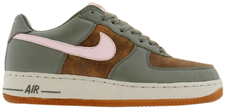 Nike Wmns Air Force 1 Premium Classic Olive Pink Ice