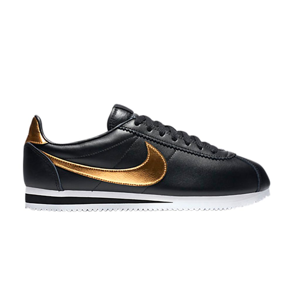 Nike Classic Cortez Premium 'Black Metallic Gold' | Men's Size 10