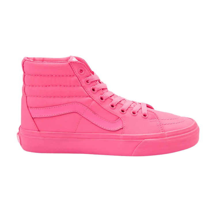 Hot pink high top vans outlet