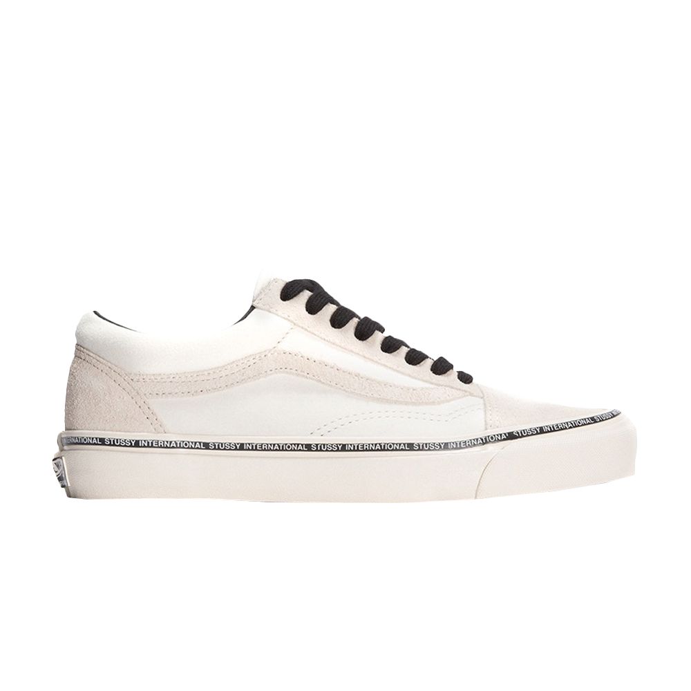 Vans Stussy x Old Skool LX 'Birch' | White | Men's Size 9.5 - VN0A36C8OYG