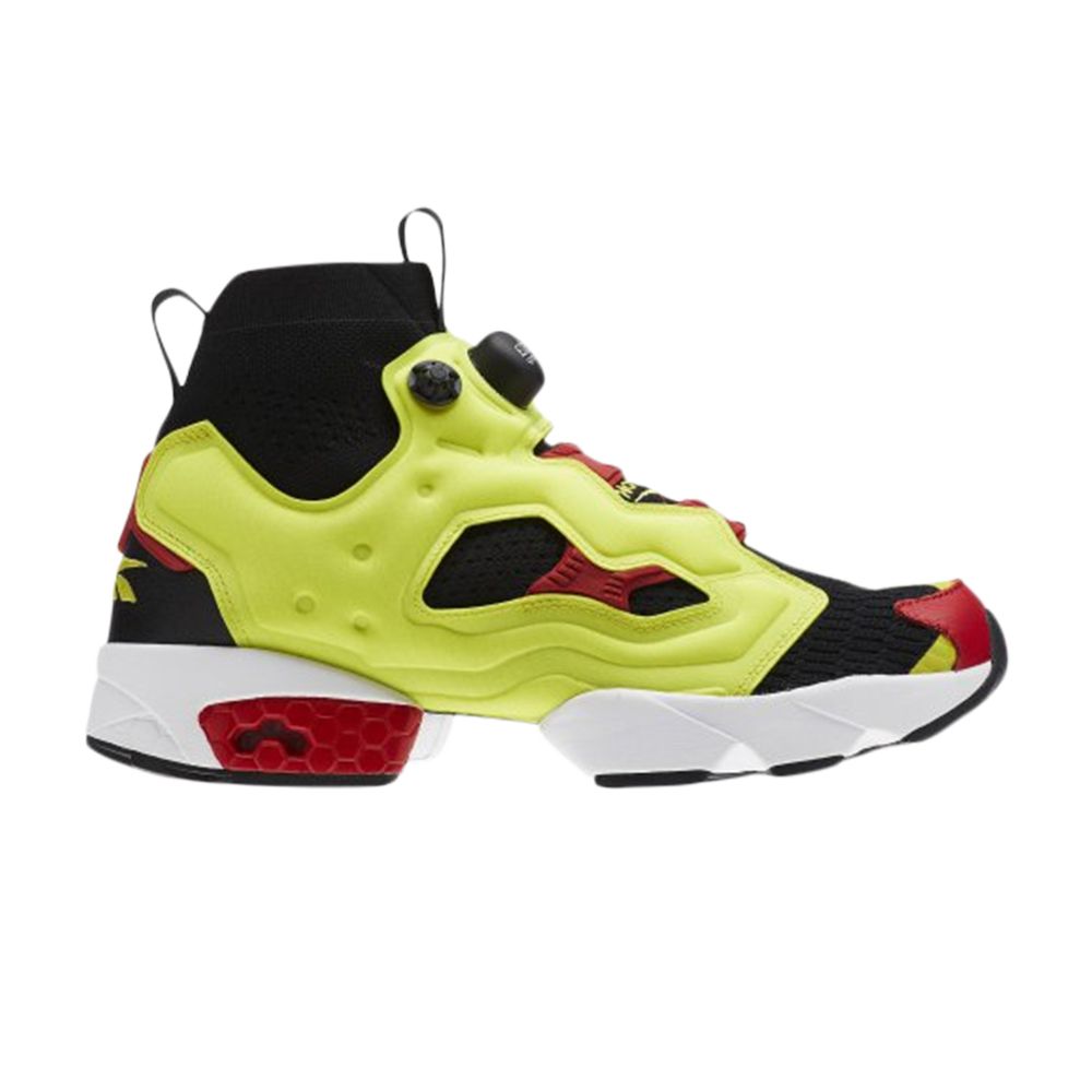 Reebok InstaPump Fury Ultraknit OG 'Black Hypergreen' | Yellow | Men's Size 5.5