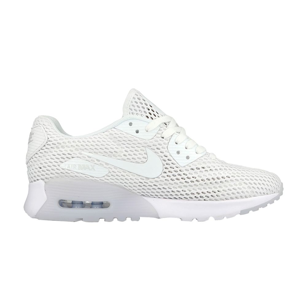 Pre-owned Nike Wmns Air Max 90 Ultra Breathe In White