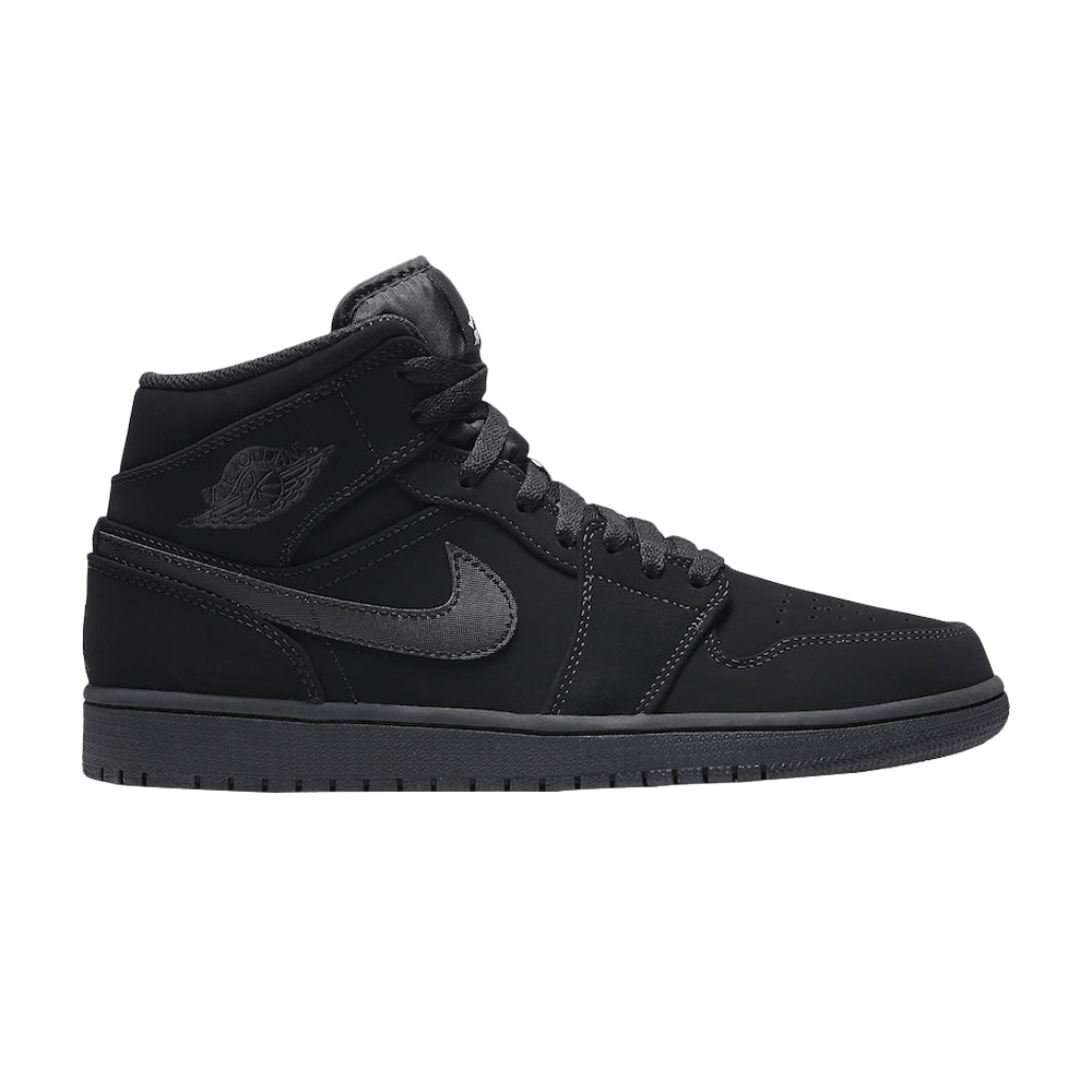 Air Jordan 1 Retro Mid 'Black' | GOAT