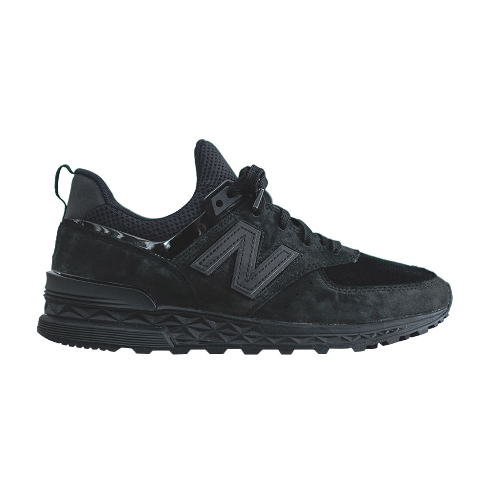 Pre-owned New Balance Ronnie Fieg X Dover Street Market X 574 Sport 'triple Black'