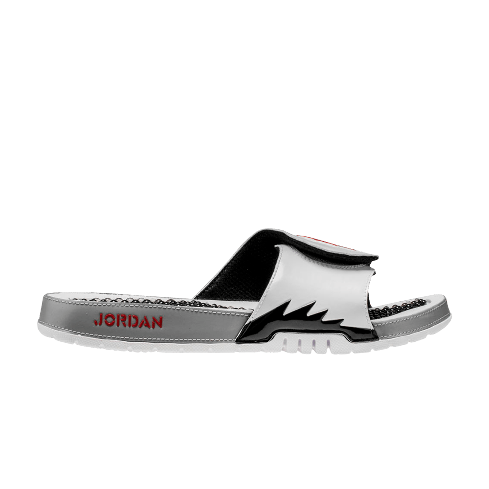 jordan hydro 5 slides white