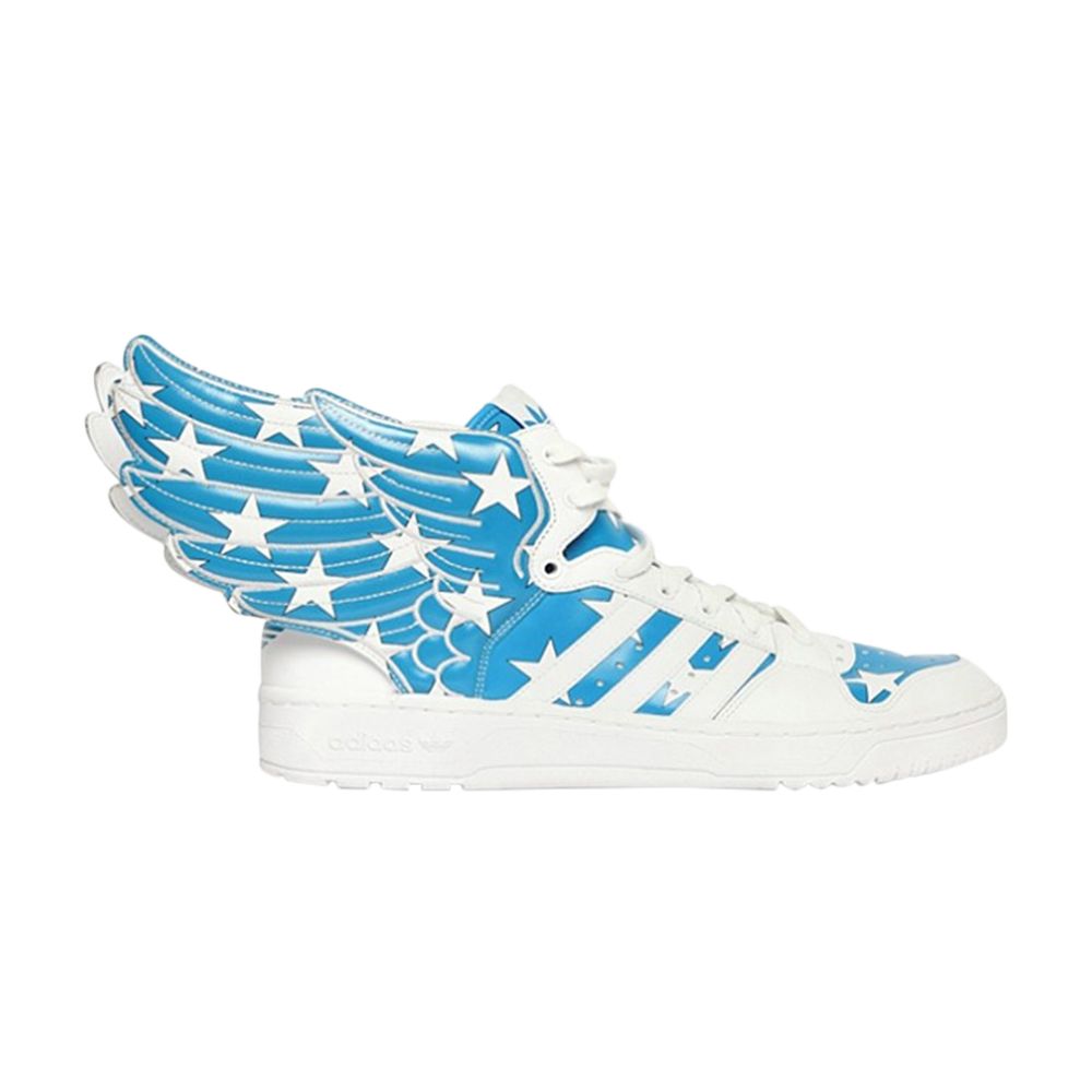 Jeremy Scott x adidas Wings 2.0 'Stars and Stripes' | White | Men's Size 10 - V24619