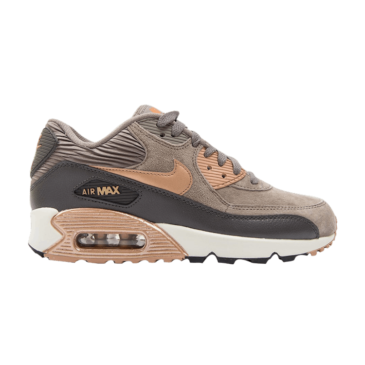 Nike air max 90 iron metallic red bronze leather shop