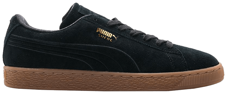 Basket suede classic gold pour femme clearance