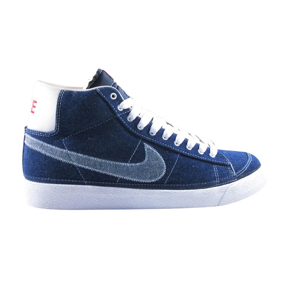Nike Blazer Mid Canvas | Blue | Men's Size 9.5 - 305556-441