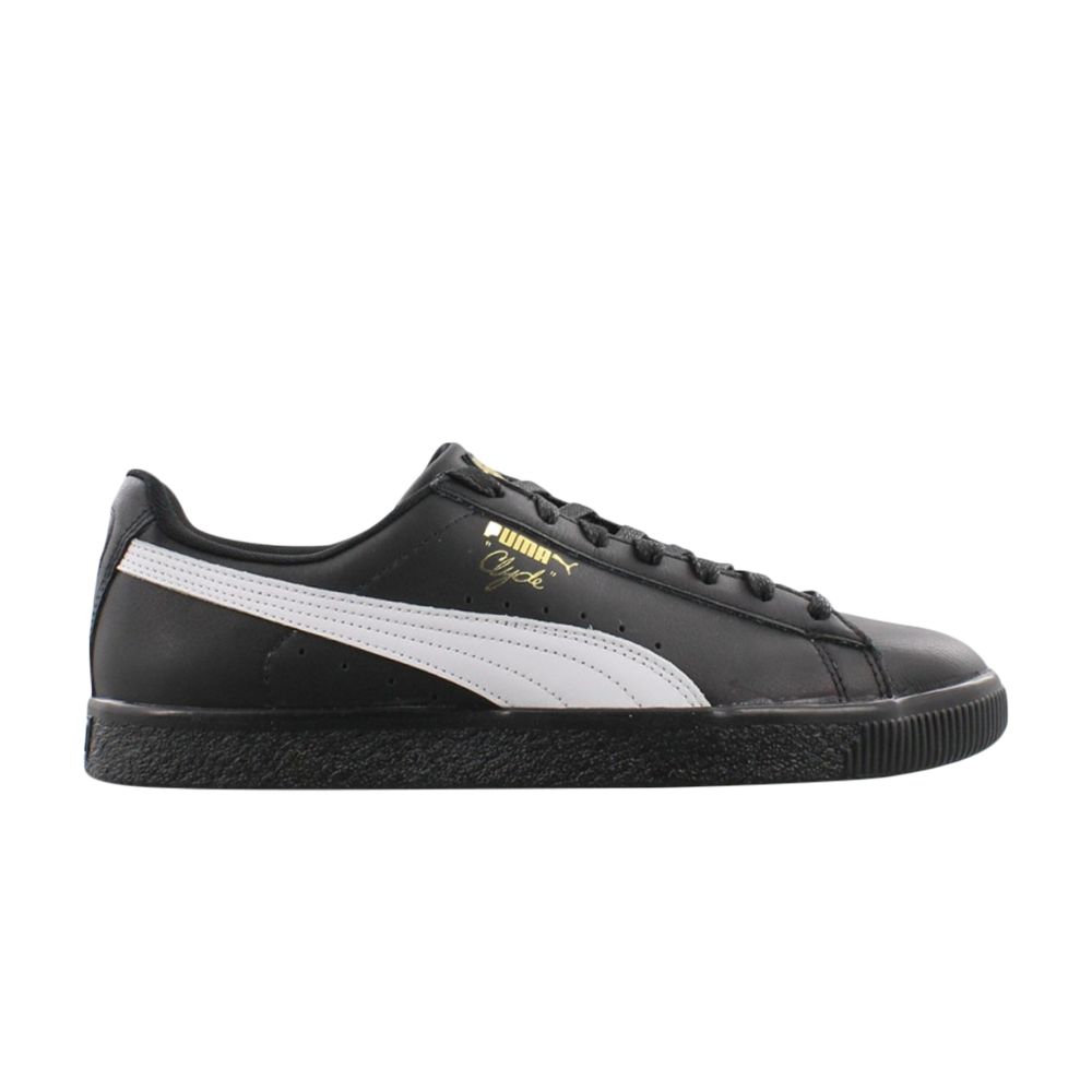 Puma Clyde Core Leather Foil | Black | Men's Size 12