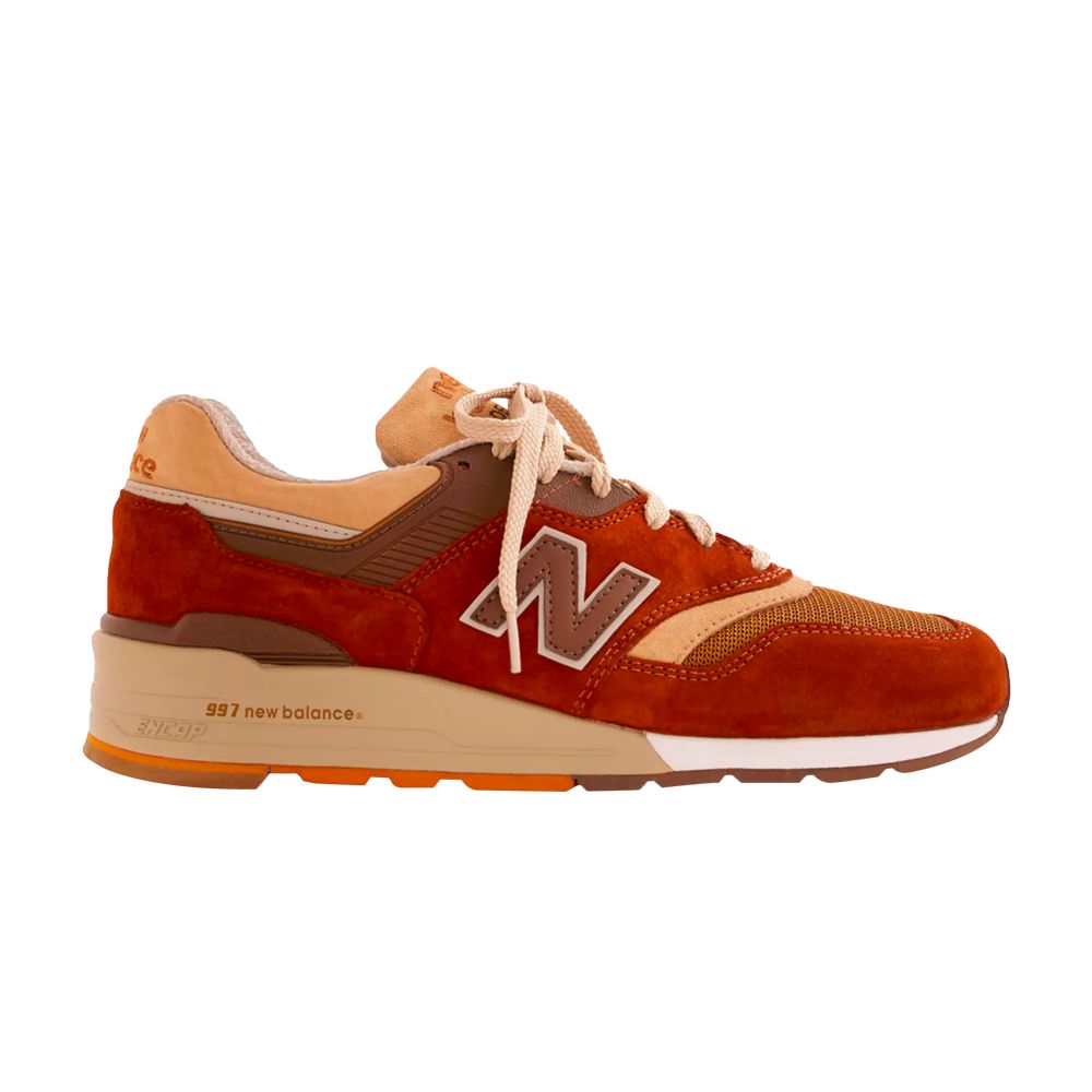 New Balance J Crew x 997 'Butterscotch' Wooden Box | Brown | Men's Size 12 - M997JC1-S