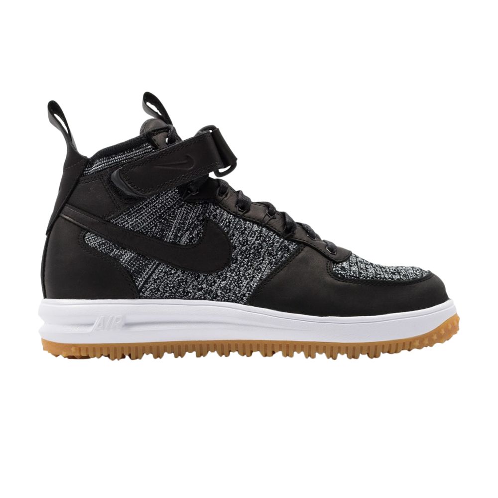Nike Lunar Force 1 Flyknit Workboot 'Black White' | Men's Size 8.5