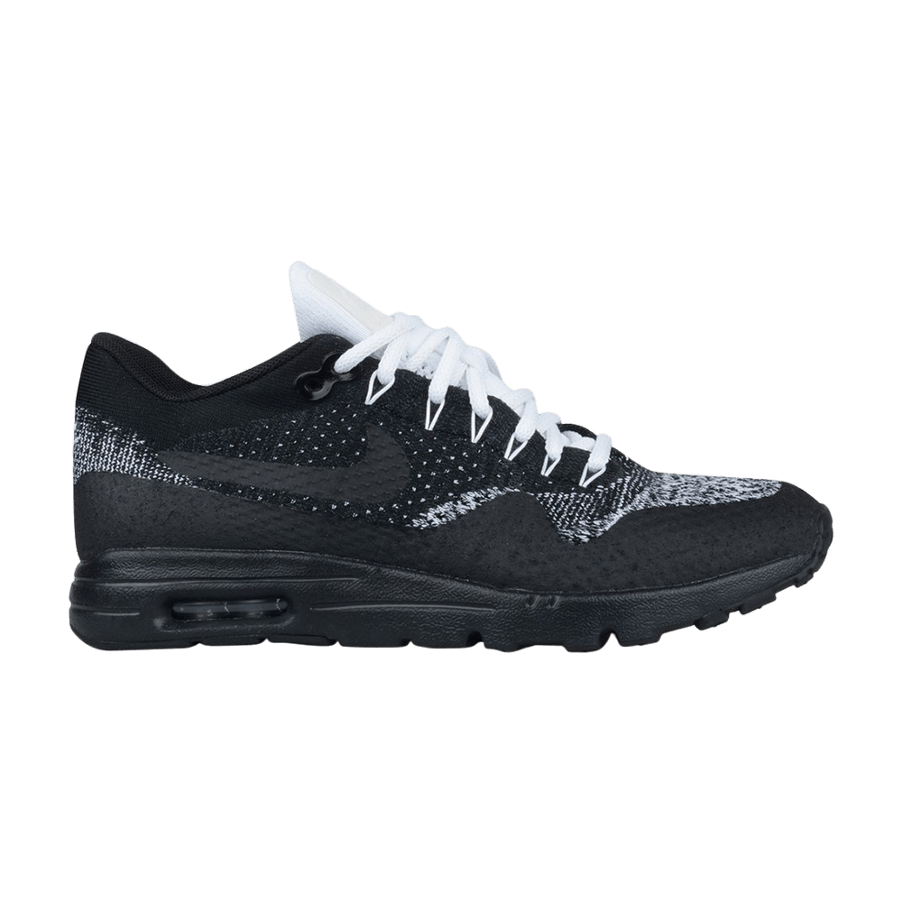 air max 1 flyknit black