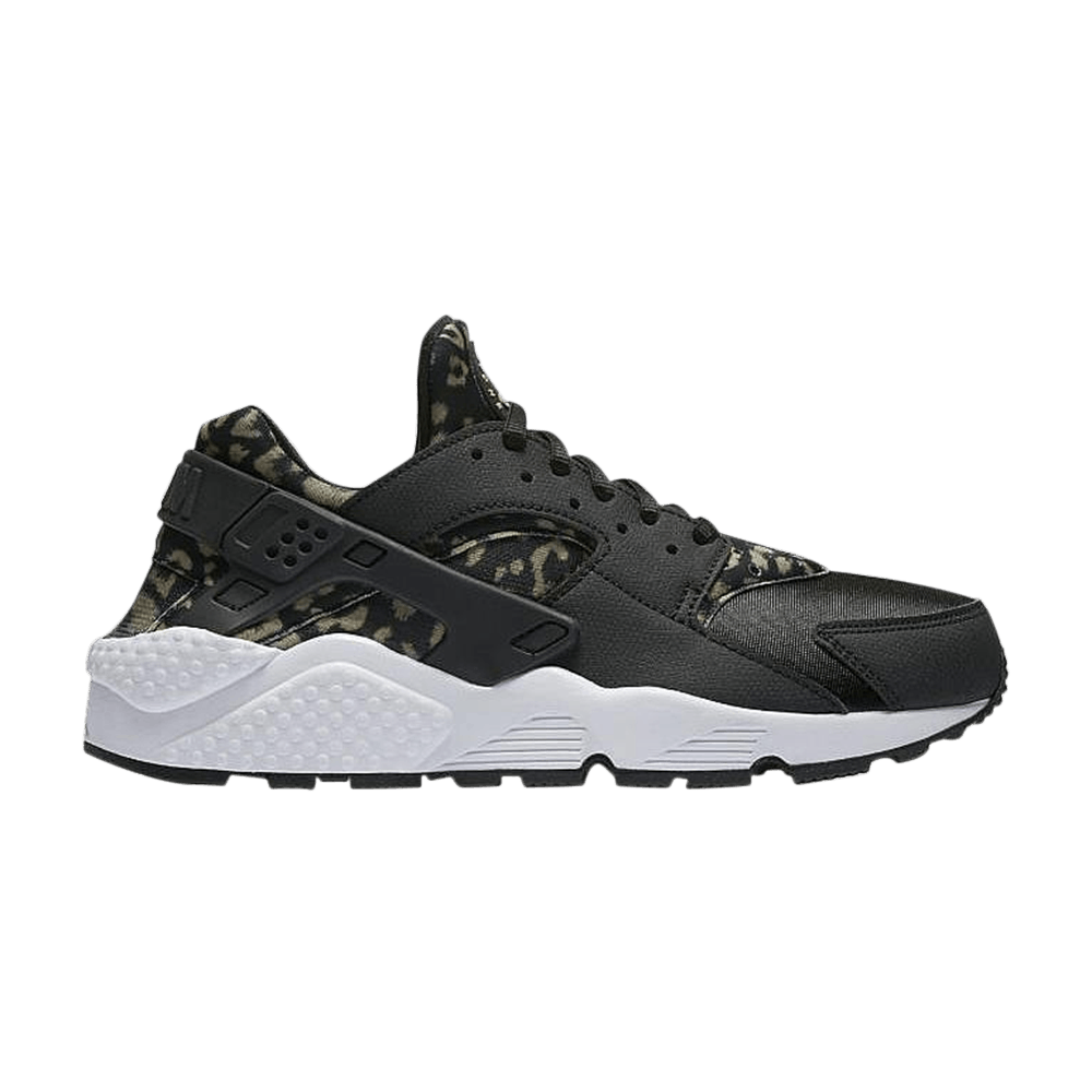 huarache black and white camo
