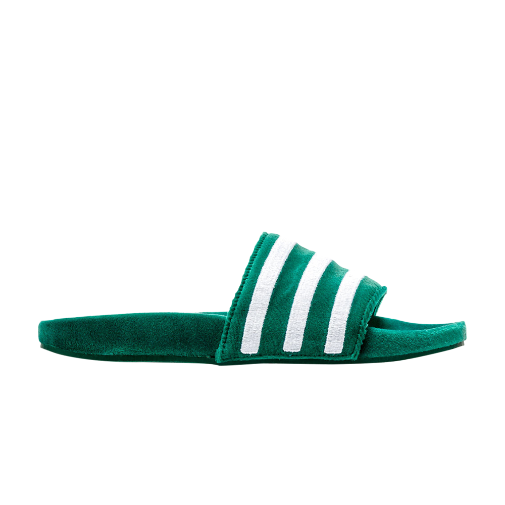 Pre-owned Adidas Originals Adilette Slides In Green