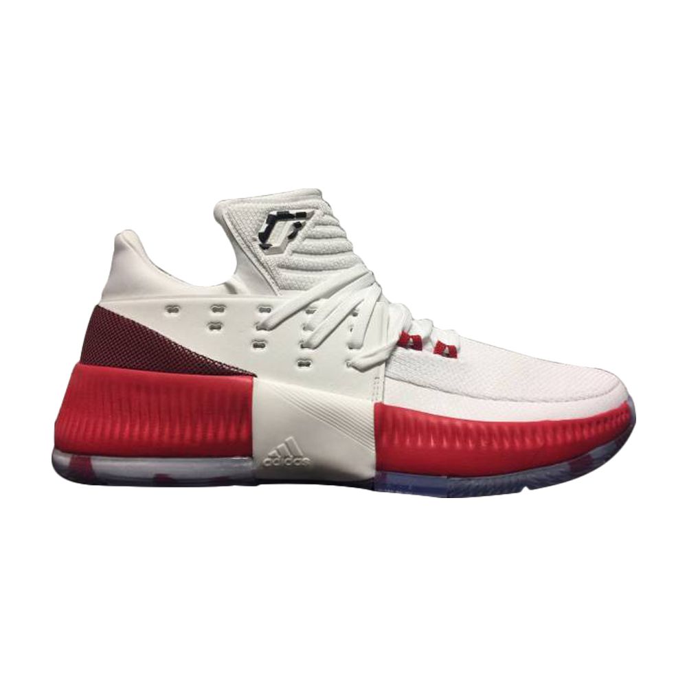 Adidas SM D Lillard 3.0 March Madness 'Nebraska Cornhuskers' | White | Men's Size 8 - BY3327