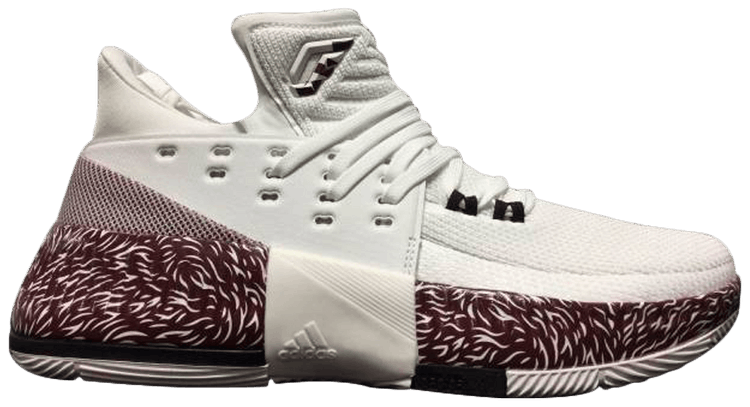Adidas SM D Lillard 30 March Madness Mississippi State Bulldogs