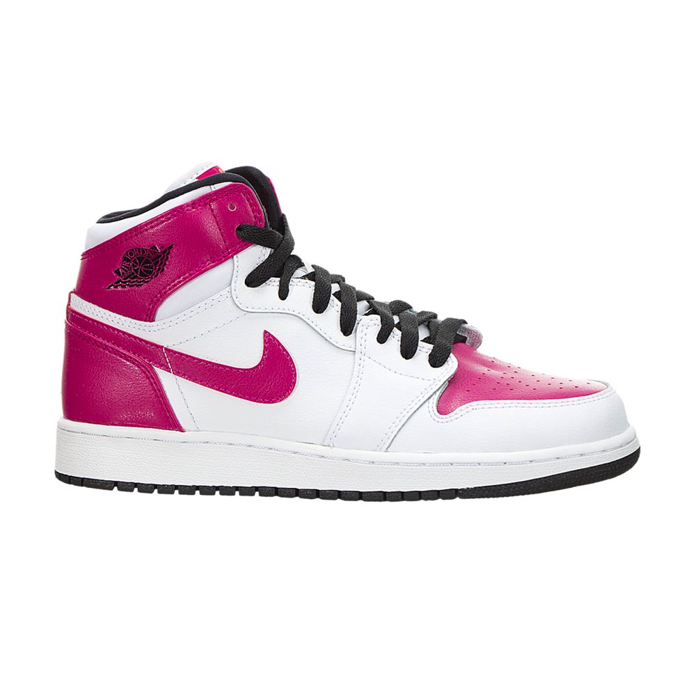 Air Jordan 1 Retro High GS 'White Sport Fuchsia' | Kid's Size 7